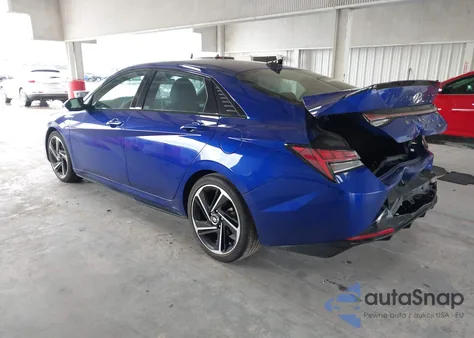 2022 Hyundai Elantra N Line из США, поврежденный, VIN KMHLR4AF9NU328414